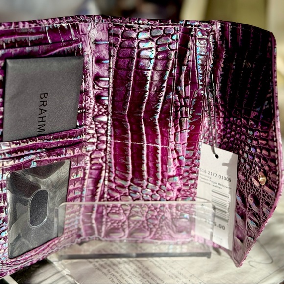 Brahmin Veronica Wallet Passion Purple Melbourne  NWT - Picture 3 of 3